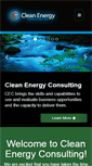 Mobile Screenshot of cleanenergyconsulting.ca